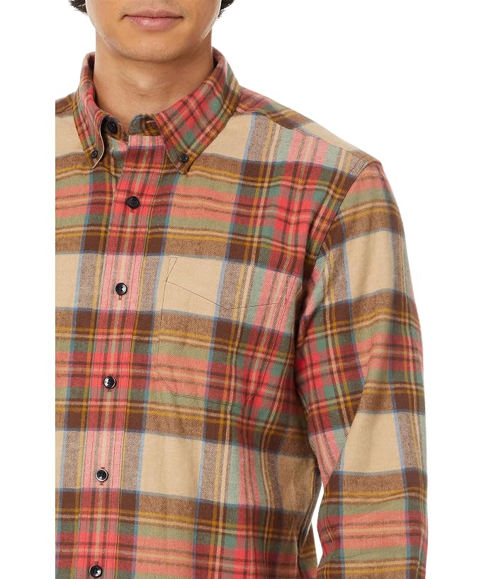 L.L.Bean Scotch Plaid Flannel Shirt Traditional Fit - Image 3