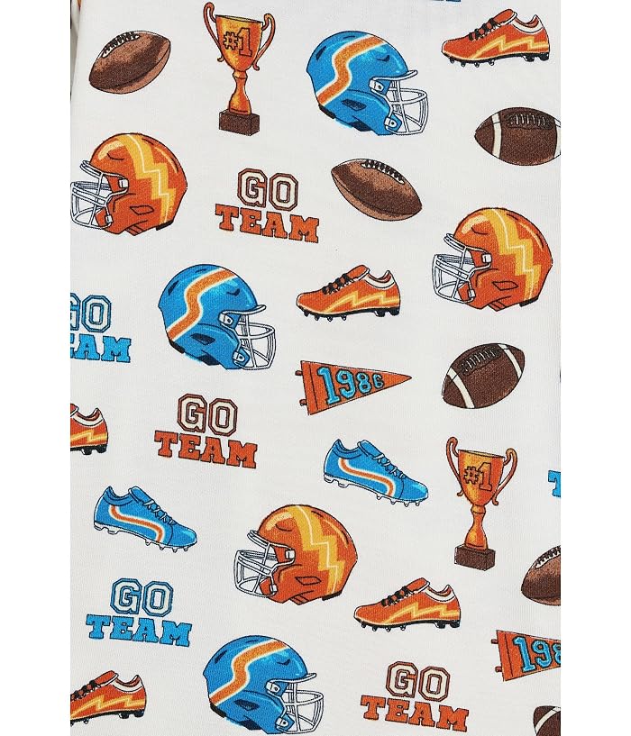 Hatley Kids Varsity Team Bamboo Pajama Set (Toddler/Little Kid/Big Kid) - Image 3