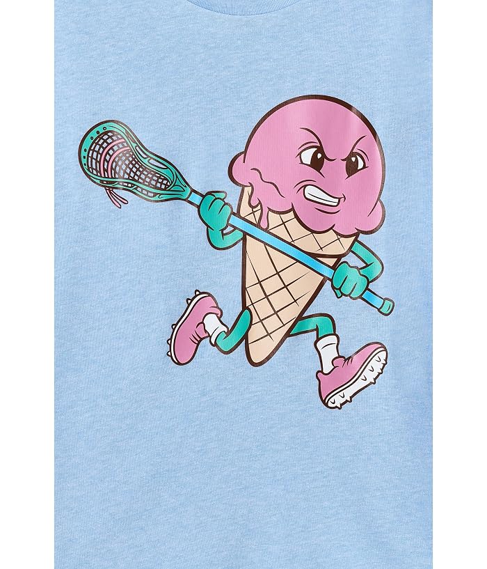 ChalkTalk SPORTS Guys Lacrosse Short Sleeve T-Shirt - Ice Cream Lacrosse - Image 3