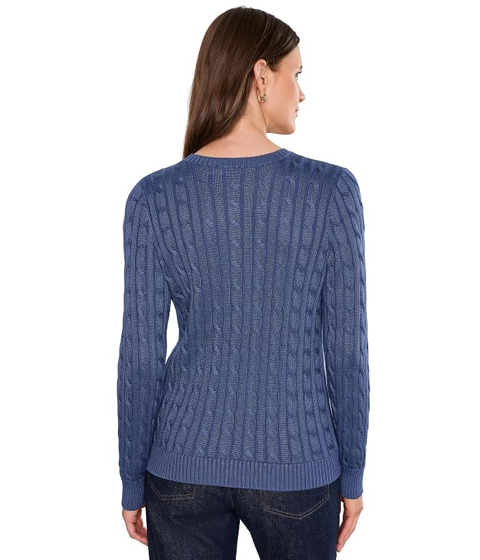 Lauren Ralph Lauren Cable-Knit Cotton-Blend Cardigan - Image 4