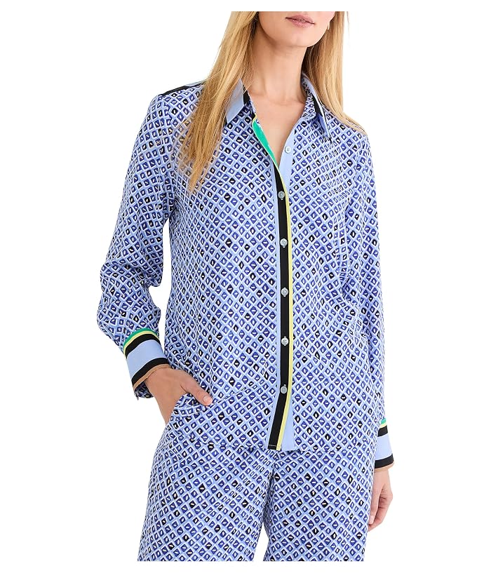 NIC+ZOE Mosaic Trimmed Shirt