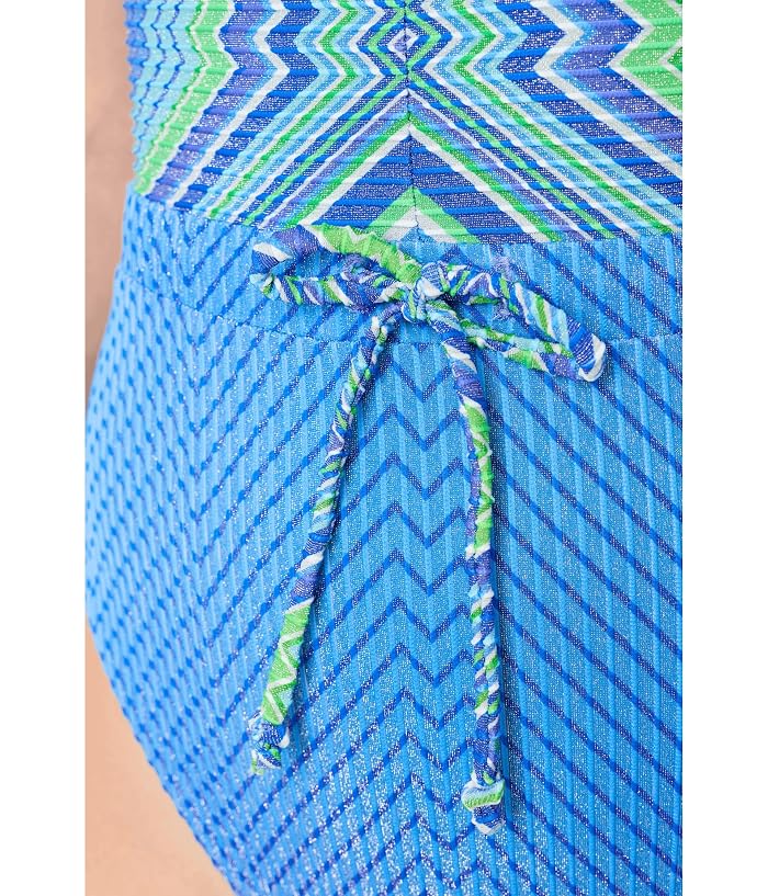 BECCA Summer Sunrise Brinley Shirred Bandeau One-Piece - Image 4