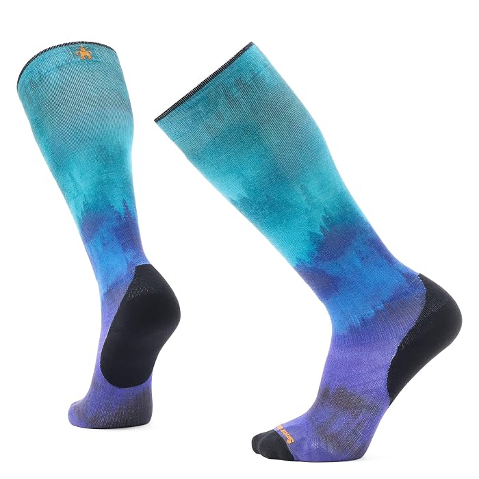 Smartwool Ski Targeted Cushion Compression Print Over The Calf Socks - Image 2