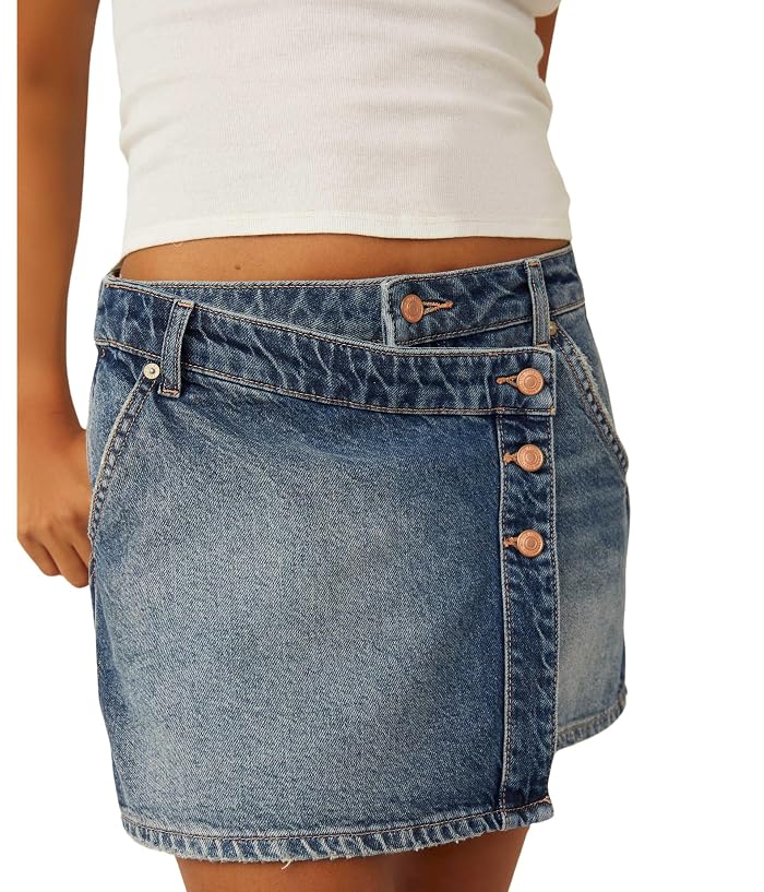Free People Wynne Denim Skirt
