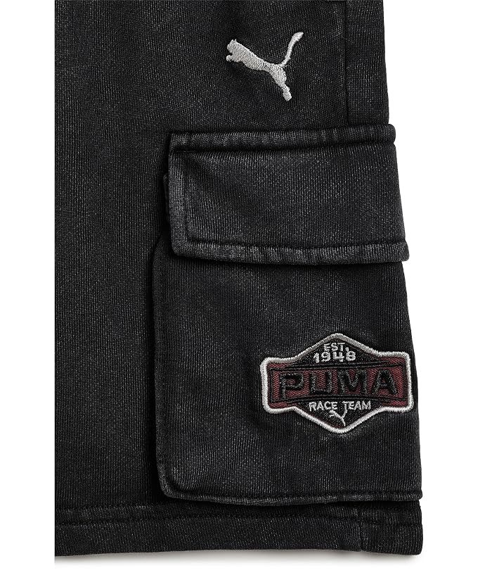 PUMA Kids Vintage Moto French Terry Shorts (Big Kid) - Image 3