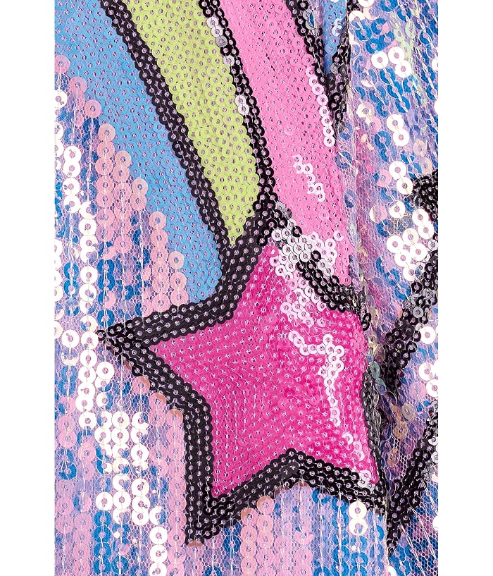 Lola and The Boys Lavender Shooting Star Sequin Bomber (Little Kid/Big Kig) - Image 3