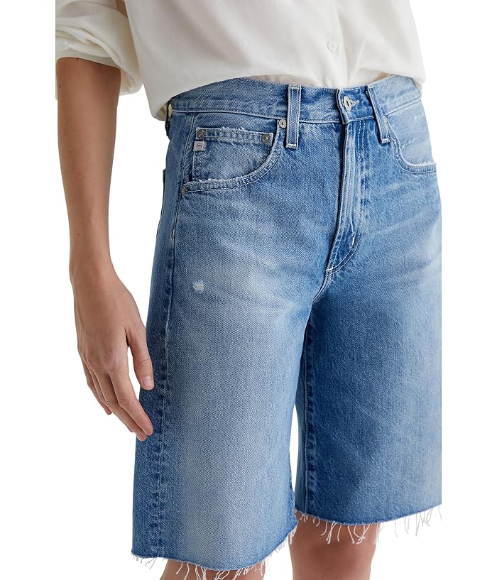 AG Jeans Hattie High-Rise Barrel Shorts - Image 4