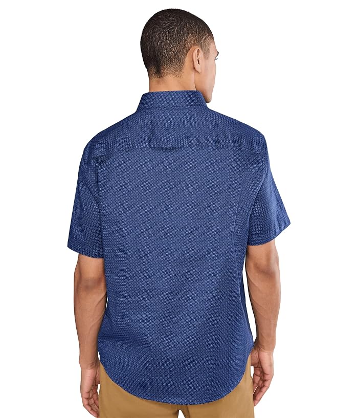 Johnston & Murphy Logan Printed Cotton Short-sleeve Shirt - Image 4