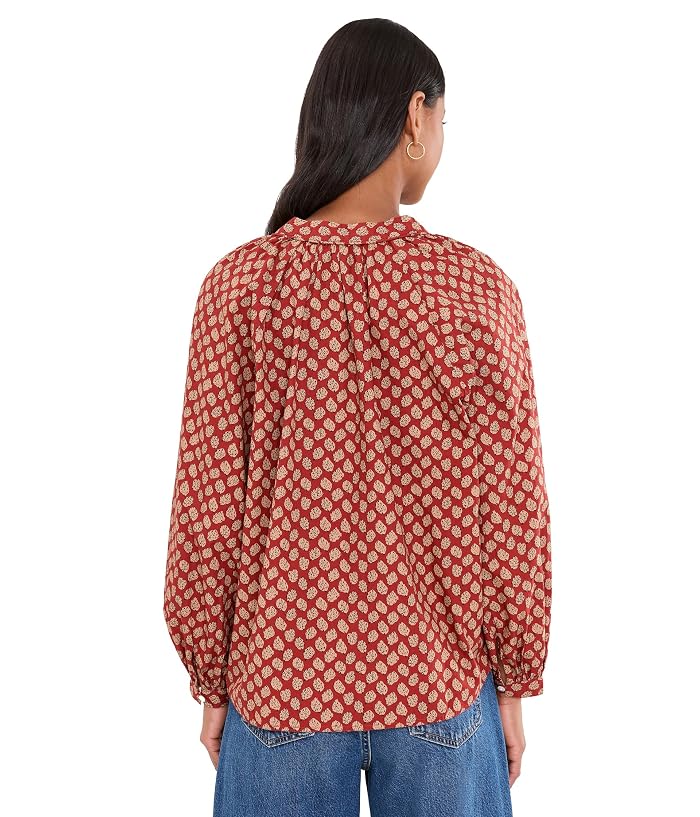 Faherty Coastal Poplin Eleanor Top - Image 4