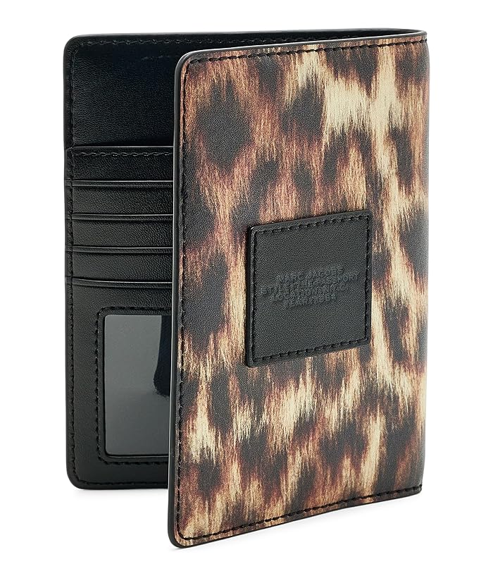 Marc Jacobs Leather Passport Case In Leopard - Image 2