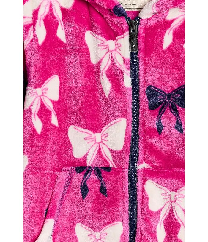 Hatley Kids Big Bows Fleece Zip-Up Hoodie (Toddler/Little Kid/Big Kid) - Image 3