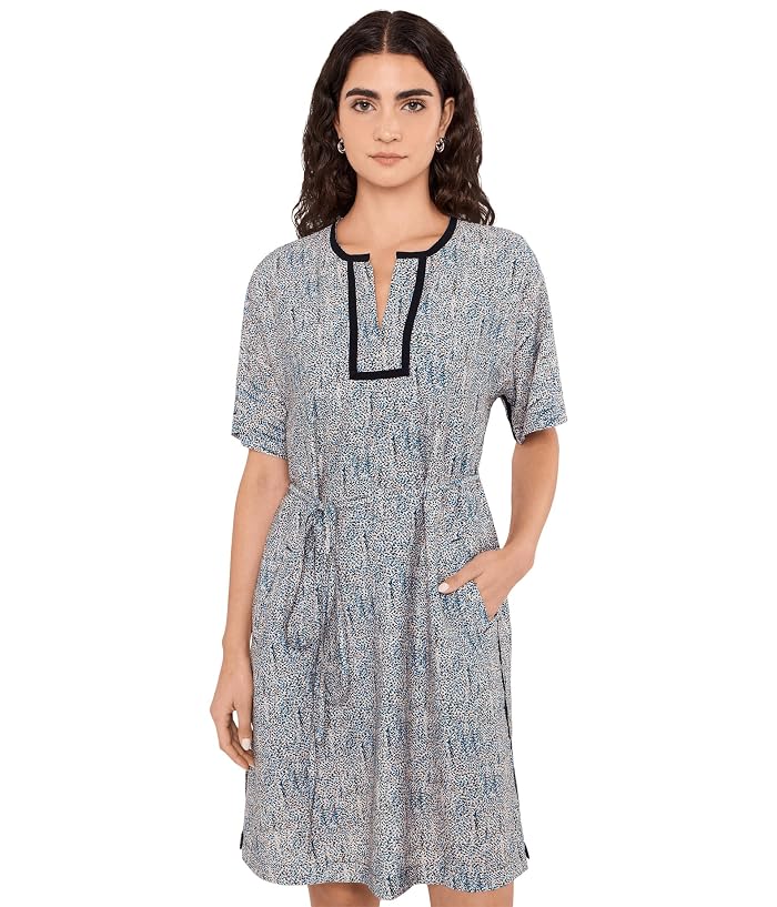 NIC+ZOE Sun Speckle Devon Trimmed Dress