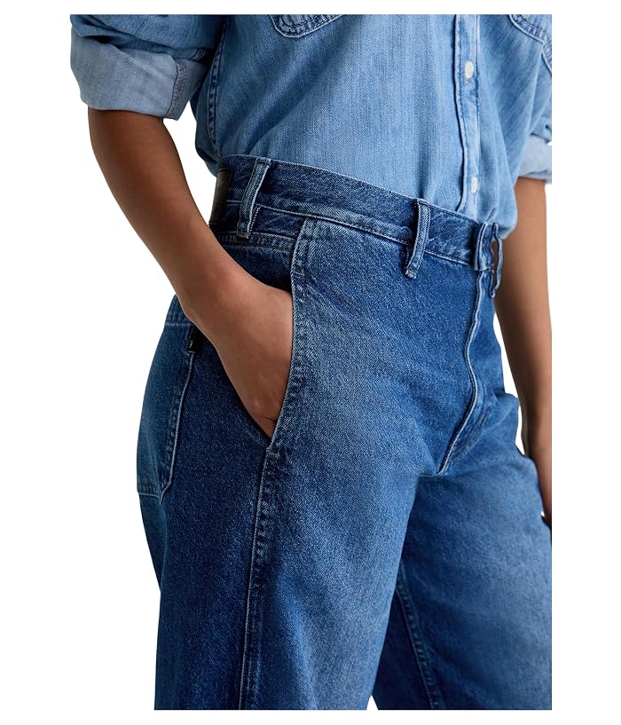 AG Jeans Mercer High Rise Barrel Jean Extended In Sidecar - Image 3