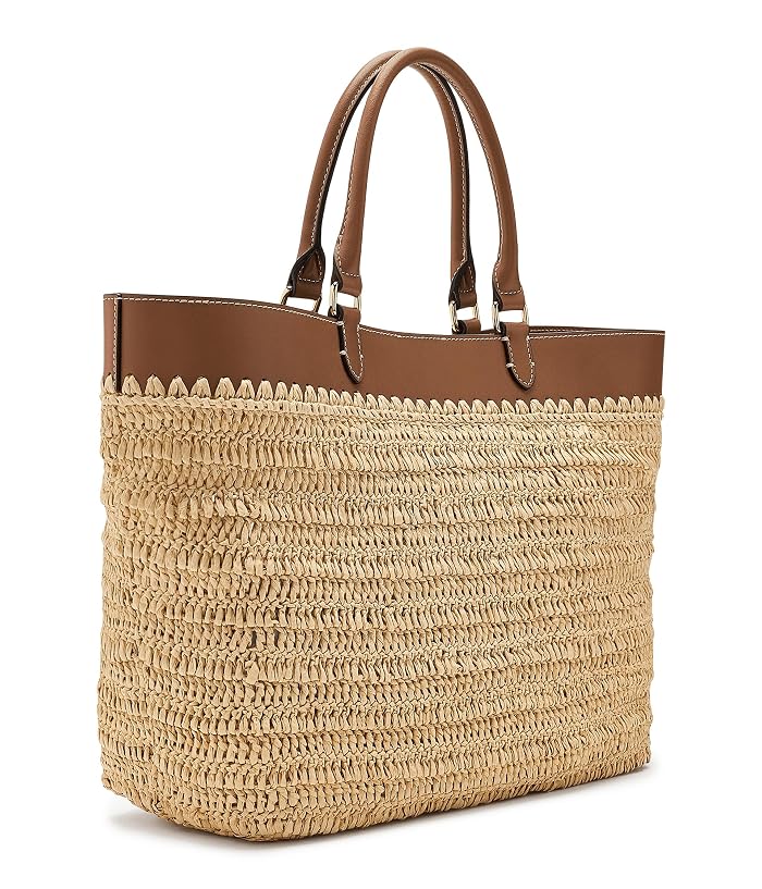 Lauren Ralph Lauren Leather-trim Straw Large Kyla Tote Bag - Image 2
