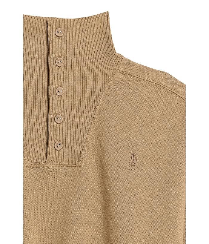 Polo Ralph Lauren Kids Fleece Funnel Neck Boxy Sweatshirt (Big Kid) - Image 3