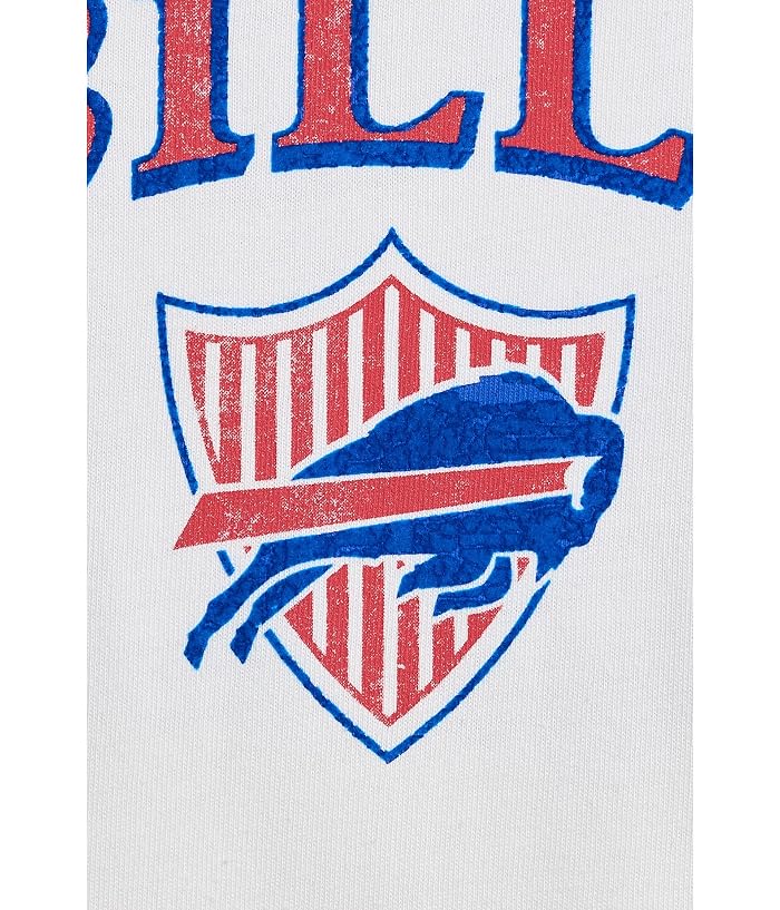 Junk Food Clothing Kids NFL Buffalo Bills Striped Yoke Long Sleeve Tee (Little Kid/Big Kid) - Image 3