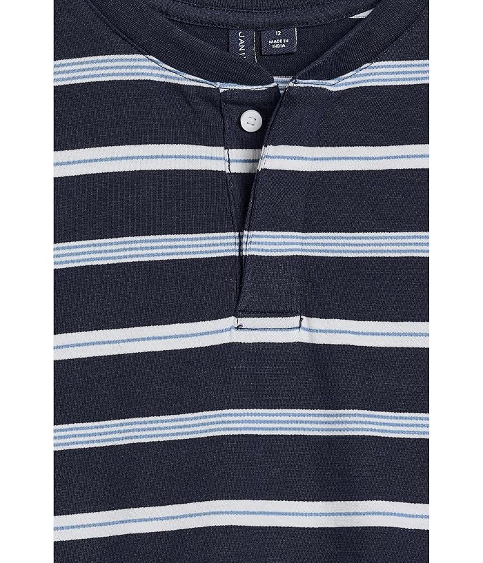 Janie and Jack Stripe Henley (Toddler/Little Kid/Big Kid) - Image 3