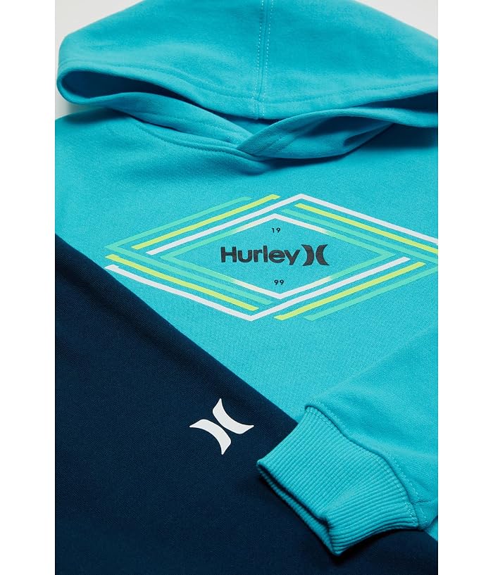 Hurley Kids Hooded Pullover & Joggers Fleece Set (Little Kids) - Image 2