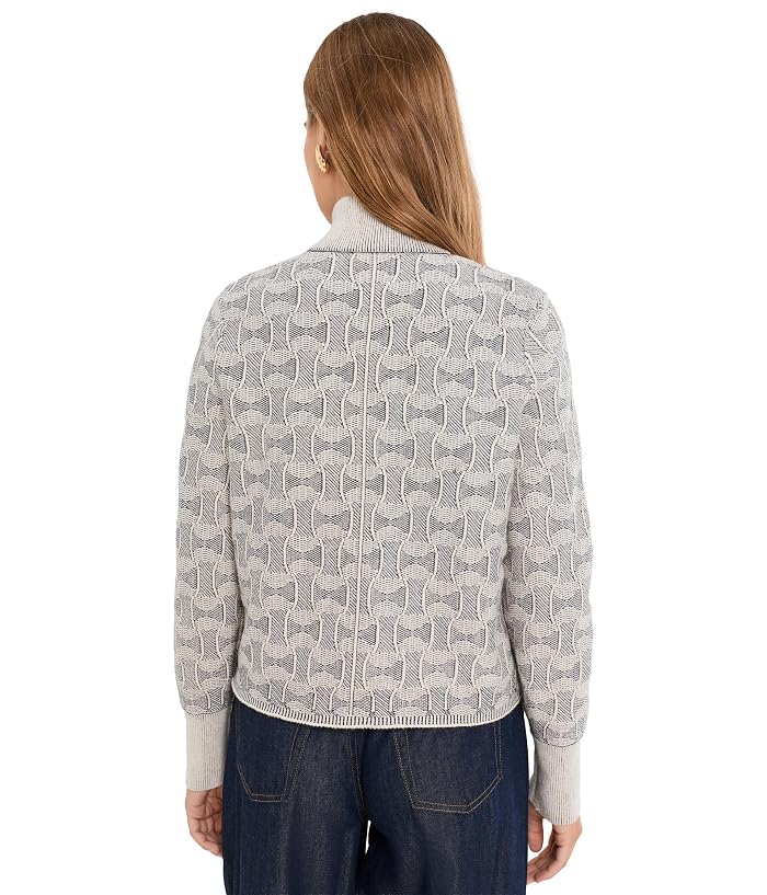 NIC+ZOE Petite Dapper Swirl Knit Jacket - Image 4