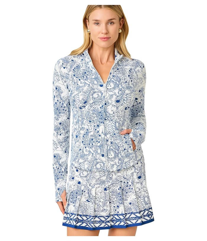 Lilly Pulitzer Barbados Zip-Up Jacket Up