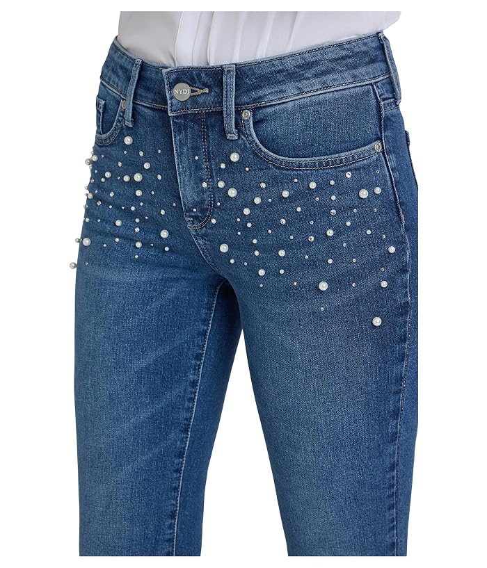 NYDJ Petite Marilyn Straight Jeans in Lake Notre-Dame - Image 3
