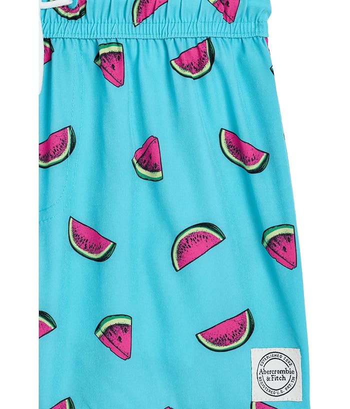 abercrombie kids Core Poly Swim Trunks (Big Kids) - Image 3