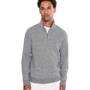 Vince Brushed Waffle 1/4 Zip