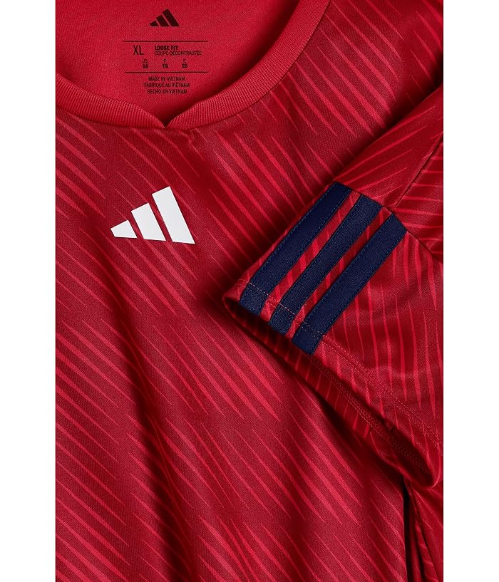 adidas Kids Aop World Soccer Top (Big Kid) - Image 3