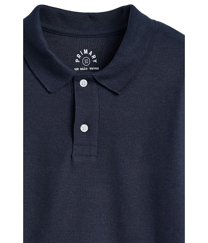 Primary Kids Long Sleeve Pique Polo (Toddler/Little Kid/Big Kid) - Image 3