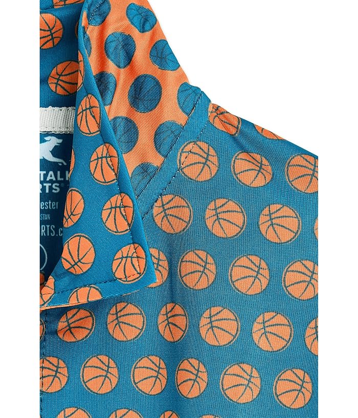 ChalkTalk SPORTS Basketball Short Sleeve Polo Shirt (Little Kid/Big Kid) - Image 3