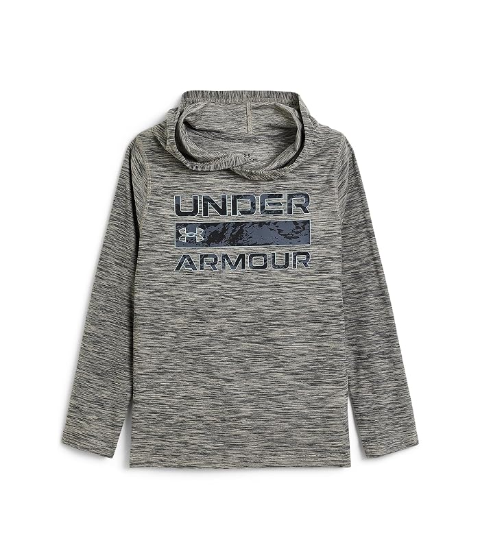 Under Armour Kids Stacked Logo Hoodie (Big Kid) - Image 4