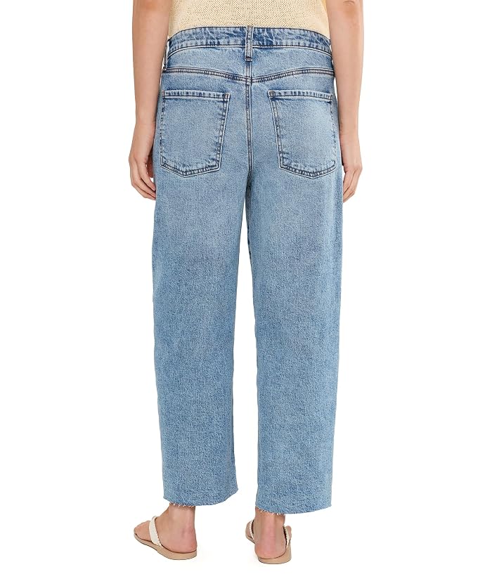 KUT from the Kloth Gwen High-Rise Wide Leg Slouchy Raw Hem - Image 4