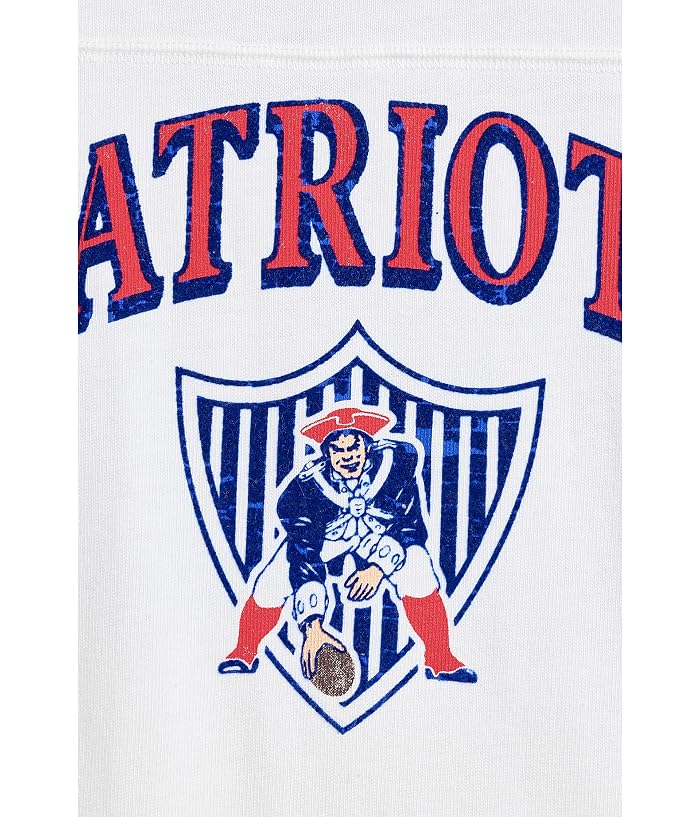 Junk Food Clothing Kids NFL New England Patriots Striped Yoke Long Sleeve Tee (Little Kid/Big Kid) - Image 3