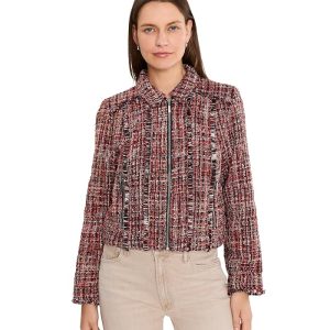 Liverpool Los Angeles Zip Jacket w/ Fringe