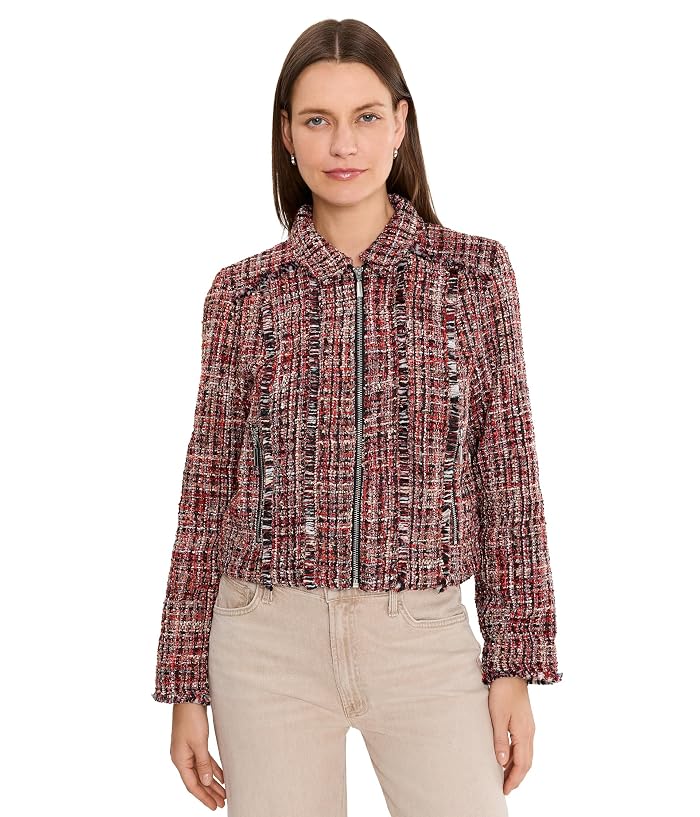 Liverpool Los Angeles Zip Jacket w/ Fringe