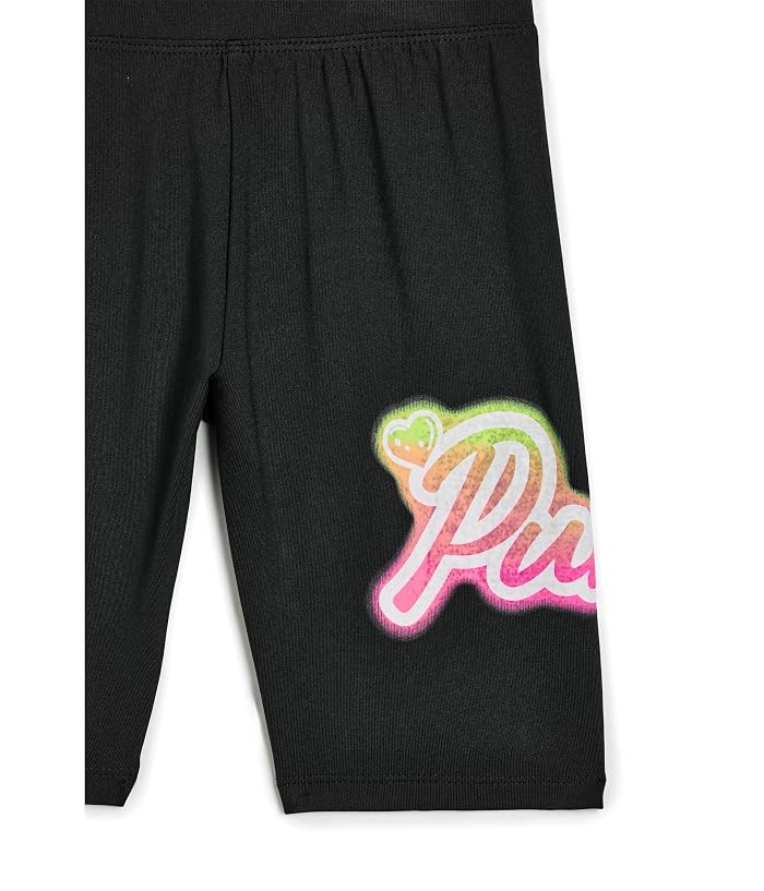 PUMA Kids Airbrushed Biker Shorts (Big Kid) - Image 3