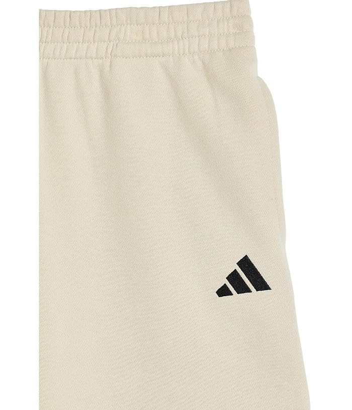 adidas Kids Elastic Waistband Wide Leg Fleece Pants (Big Kid) - Image 3