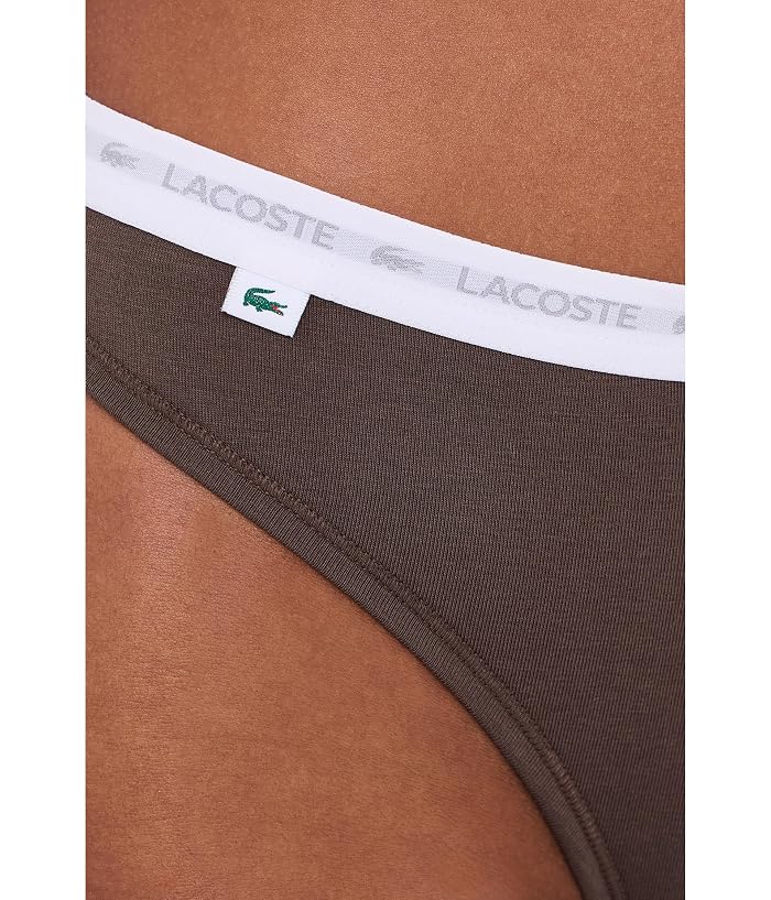 Lacoste 3-Pack Stretch Cotton String Briefs - Image 3