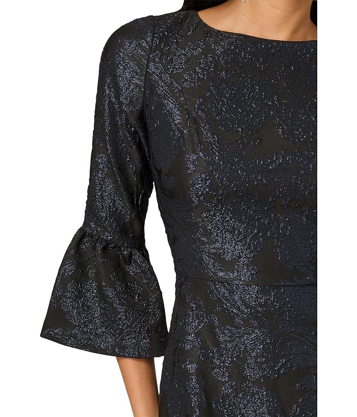 Adrianna Papell A-Line Jacquard Dress - Image 3