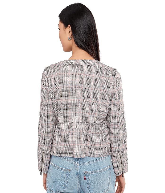 Liverpool Los Angeles Petite Zip Front Peplum Jacket - Image 4