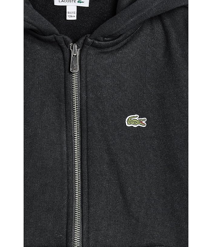 Lacoste Kids Full Zip Hoodie (Big Kid) - Image 3