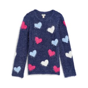 Hatley Kids Jumbo Hearts Everywhere Sweater (Toddler/Little Kid/Big Kid)