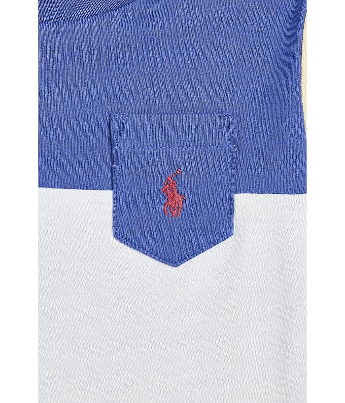 Polo Ralph Lauren Kids Color-Blocked Cotton Jersey Tee (Toddler/Little Kid) - Image 3