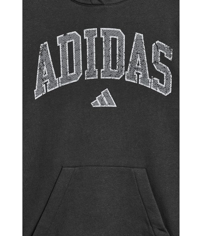 adidas Kids Collegiate Arch Fleece Hooded Pullover (Big Kid) - Image 3