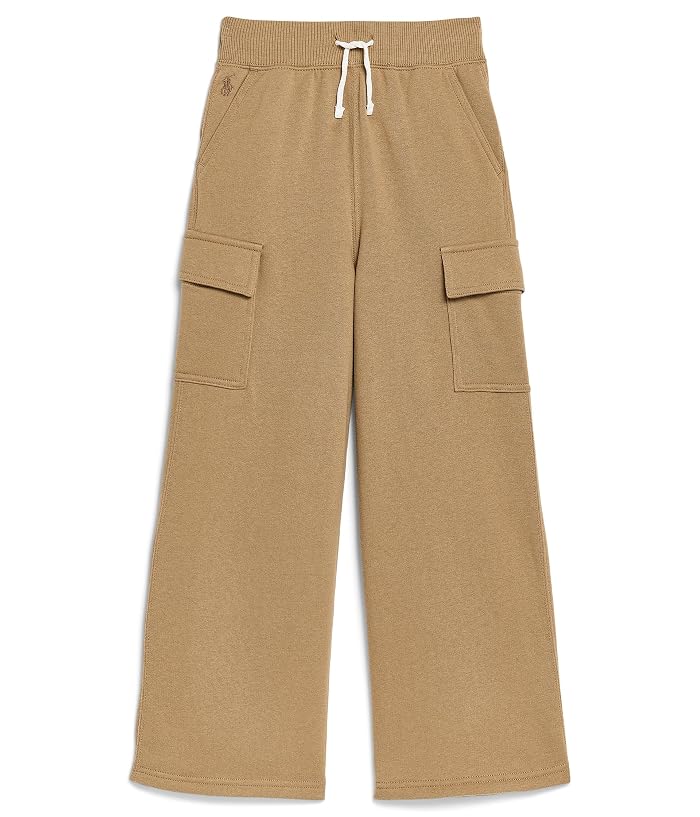 Polo Ralph Lauren Kids Fleece Wide-Leg Cargo Sweatpants (Big Kid) - Image 4