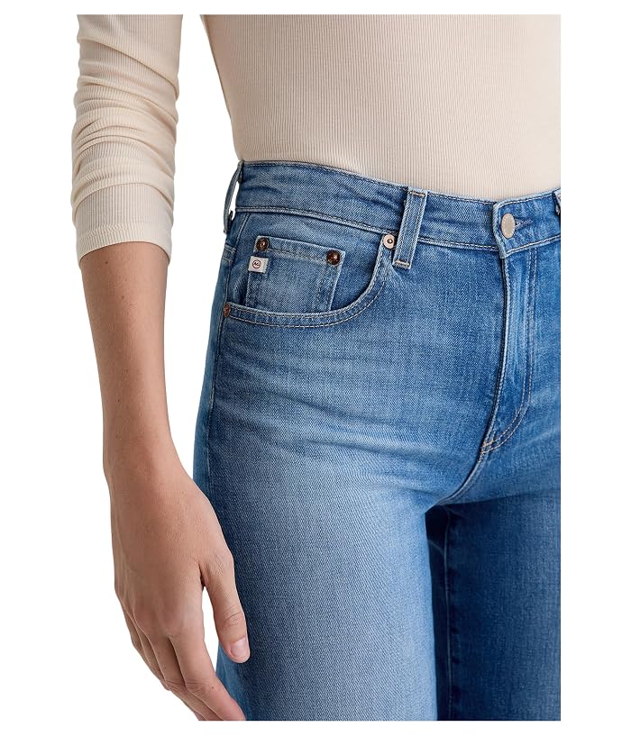 AG Jeans Saige Mid Rise Wide Leg Crop In 13 Years Allure - Image 4