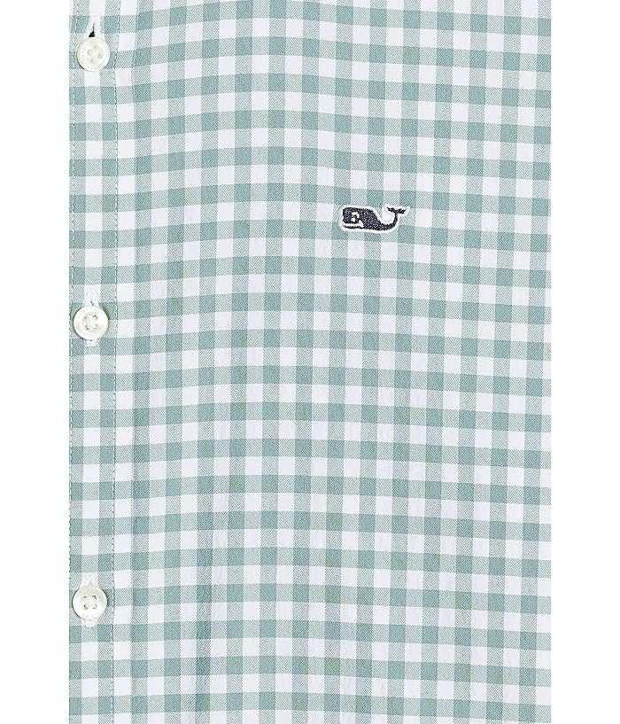 Vineyard Vines Kids Skysail Gingham Performance Cotton Shirt (Toddler/Little Kid/Big Kid) - Image 3