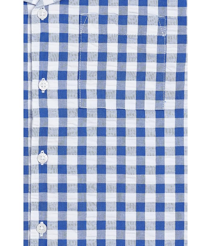 Janie and Jack Gingham Cabana Shirt (Toddler/Little Kid/Big Kid) - Image 3