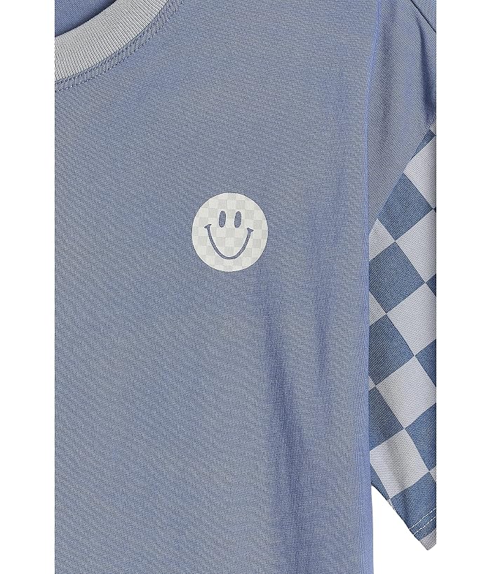 Chaser Kids Checkered Smiley Graphics Crew Neck T-Shirt (Little Kid/Big Kid) - Image 3