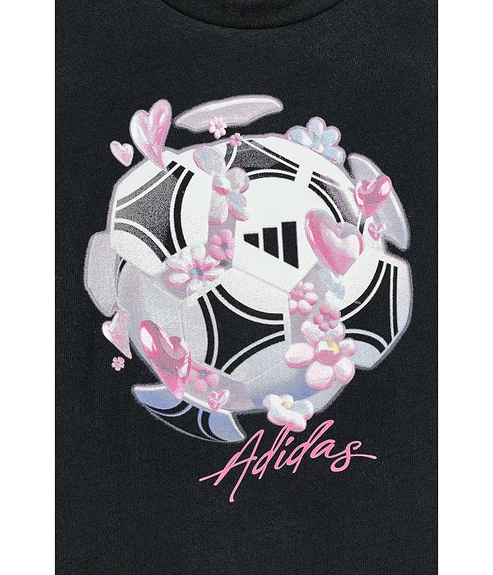 adidas Kids Drop Shoulder Tee (Big Kid) - Image 3